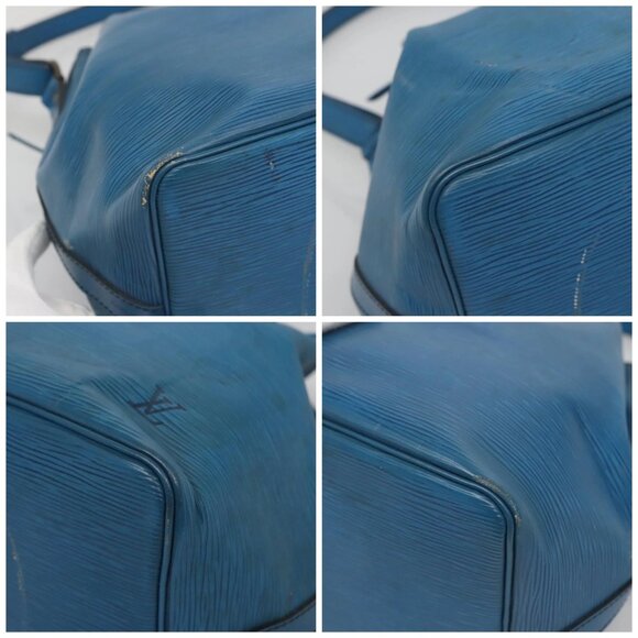 LOUIS VUITTON Epi Petit Noe Shoulder Bag Blue M44105 LV Auth 139956 - Picture 15 of 15